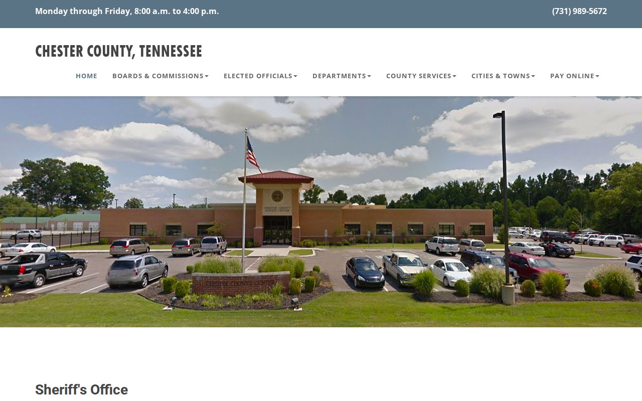 Chester County Sheriff contact for released inmate records
